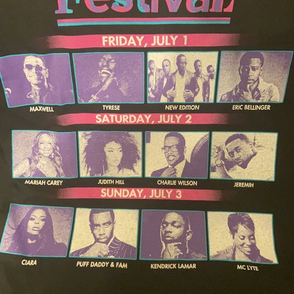 2016 NEW ORLEANS ESSENCE FESTIVAL TEE! 🎺🎶♥️ - Picture 5 of 5